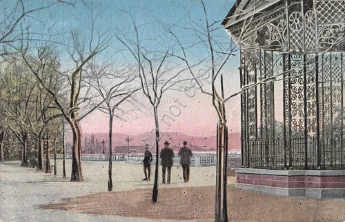 Cartolina Trieste Passeggio di S. Andrea illustrata