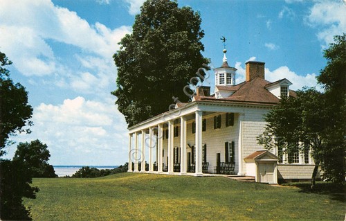 Cartolina USA Mount Vernon east front George Washington's Home