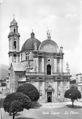 Cartolina Vado Ligure Chiesa