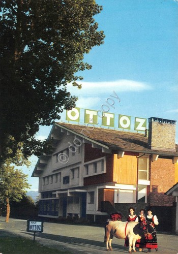 Cartolina Val d'Aosta St. Cristophe self service Ottoz