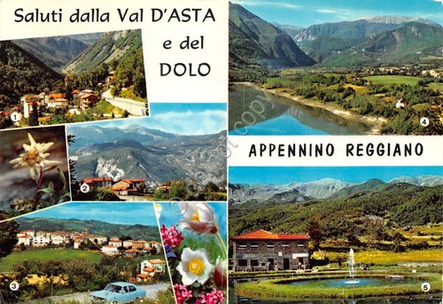 Cartolina Val D'Asta e Dolo Appennino Reggiano vedute varie 1970 …