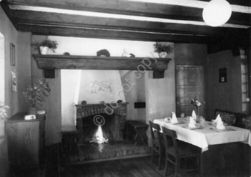 Cartolina Val di Non Albergo Lago di Tovel interno 1955 …