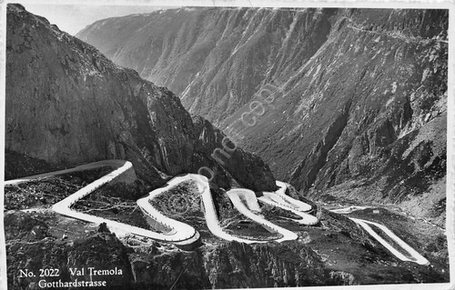 Cartolina Val Tremola n.2022 Grotthardstrasse grinze
