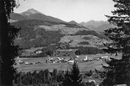 Cartolina Valdaora di Mezzo Mitterolang panorama 1957