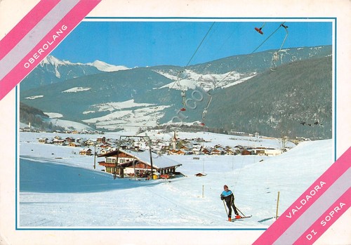 Cartolina Valdora di Sopra Val Pusteria campi di sci skilift …