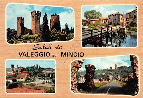 Cartolina Valeggio sul Mincio vedute 1970 ed SAR