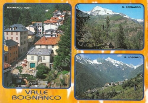 Cartolina Valle Bognanco vedute varie località (Novara)