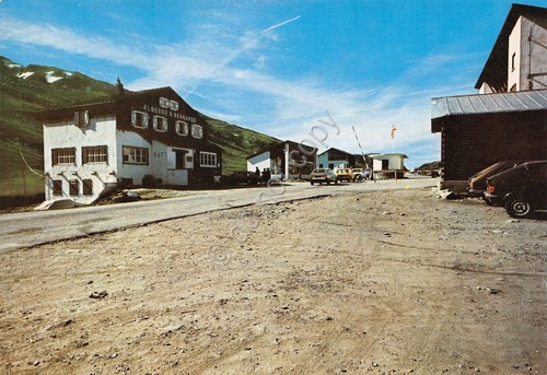 Cartolina Valle d' Aosta valico Piccolo S. Bernardo Frontiera Italo …