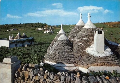 Cartolina Valle Itria Trulli (Bari)