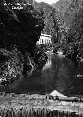 Cartolina Valle Taleggio Orridi 1957 (Bergamo)