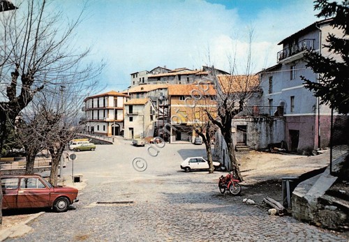 Cartolina Vallinfreda Piazza del Mercato