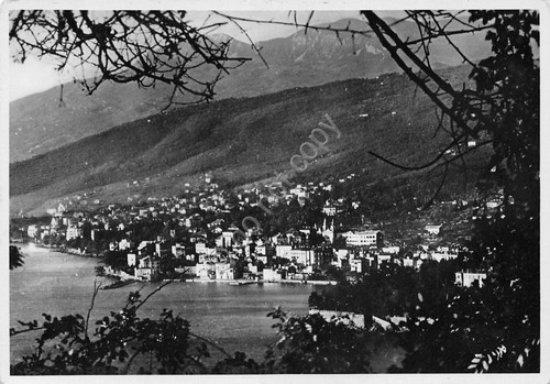 Cartolina Valosca Abbazia Veduta generale