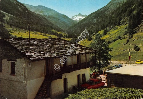 Cartolina Valsavaranche Creton Colonia San Siro 1975