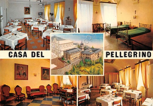 Cartolina Varallo Sacro Monte Casa del Pellegrino vedute