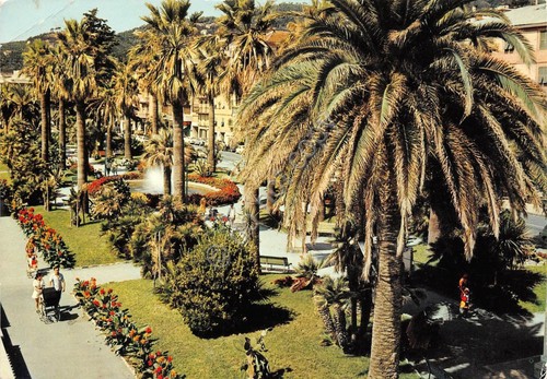 Cartolina Varazze Giardini animata 1972 (Savona)