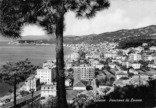 Cartolina Varazze Panorama da Levante anni '50