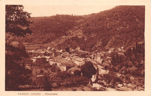 Cartolina Varese Ligure Panorama A