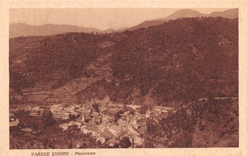 Cartolina Varese Ligure Panorama B