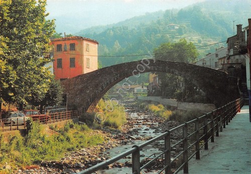 Cartolina Varese Ligure Ponte Romano