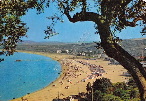 Cartolina Vasto Spiaggia 1963 (Chieti)