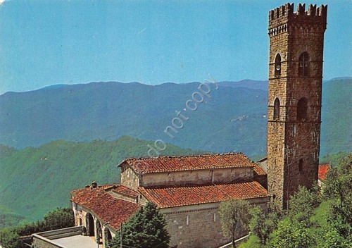 Cartolina Vellano Campanile della Pieve