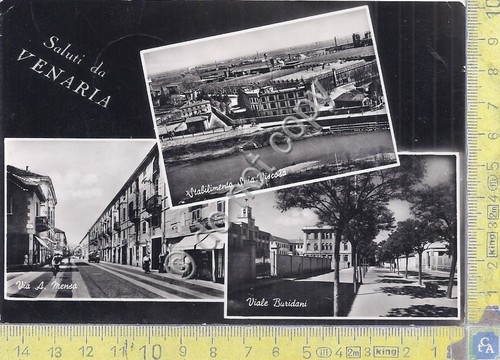 Cartolina Venaria vedute Multivisione - anni '50