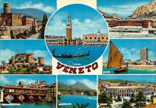 Cartolina Veneto vedute varie (Venezia)