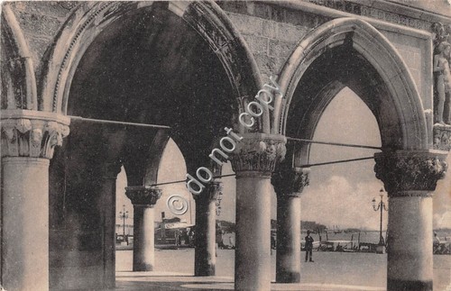 Cartolina Venezia Archi angolo Palazzo Ducale animata