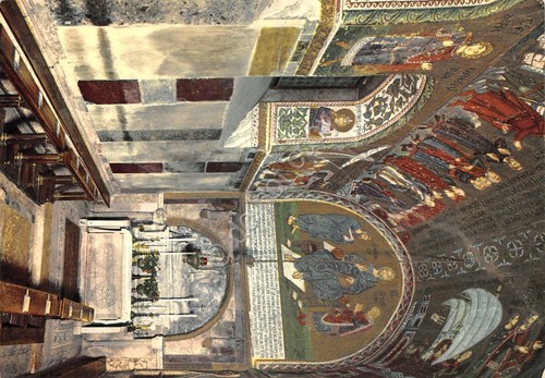 Cartolina Venezia Basilica di S. Marco Cappelle S. Isidoro interno