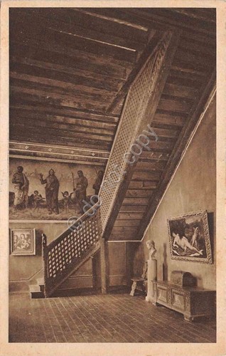Cartolina Venezia Ca' d'Oro - Interno scala antica