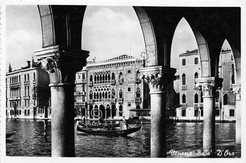 Cartolina Venezia Ca d'Oro