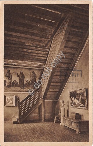 Cartolina Venezia Ca' D'Oro Interno scala 1937