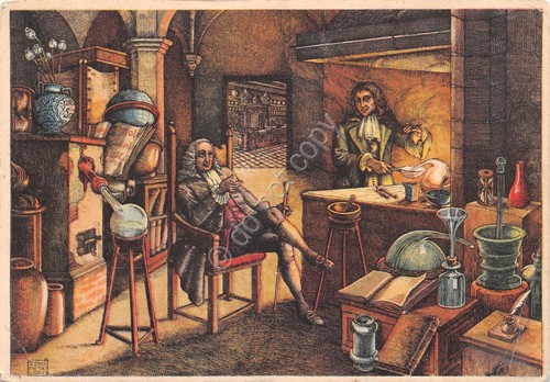 Cartolina Venezia Farmacia Ponzi Pillole Santa Fosca Illustrata