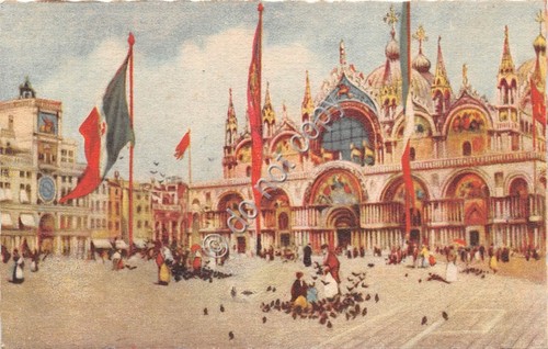 Cartolina Venezia Illustrata Chiesa di San Marco ED. Scrocchi
