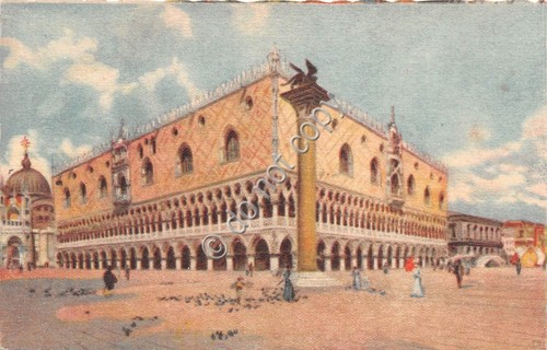 Cartolina Venezia Illustrata Palazzo Ducale ed. Scrocchi