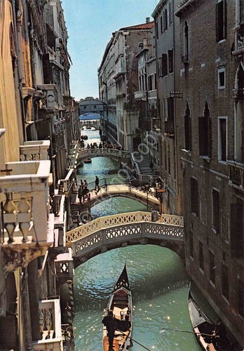 Cartolina Venezia Rio della Canonica