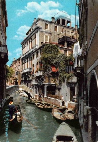 Cartolina Venezia Rio Widmann 1969