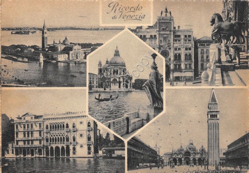 Cartolina Venezia vedute 1955