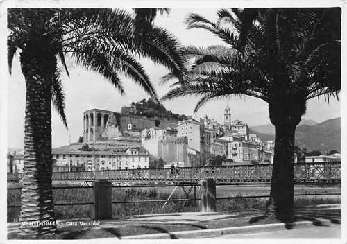 Cartolina Ventimiglia Città vecchia 1940