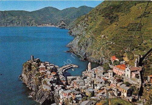 Cartolina Vernazza Panorama dall'alto (Genova)