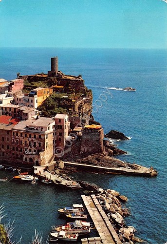 Cartolina Vernazza Panorama parziale 1969 (La Spezia)