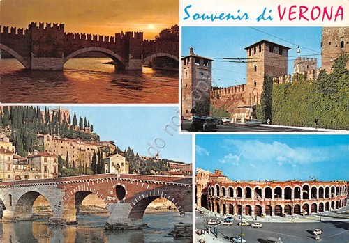 Cartolina Verona vedute 1997