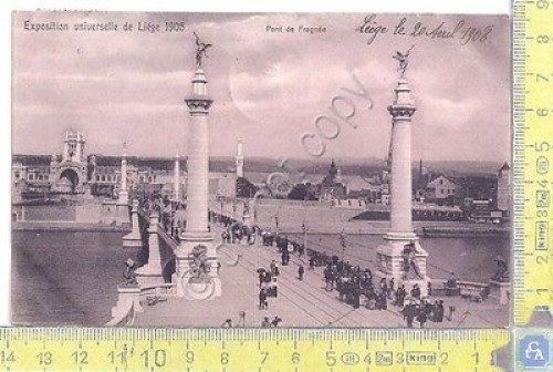 Cartolina VG Liege - Exposition universelle 1905 - Congo -1908