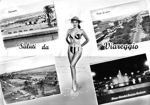 Cartolina Viareggio Pin Up 1961 Vedutine (Lucca)
