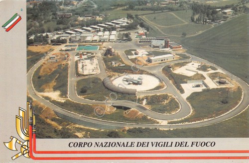 Cartolina Vigili del Fuoco Corpo Nazionale Centro Polifunzionale Montelibretti