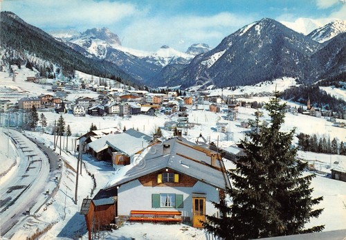 Cartolina Vigo di Fassa Panorama con Catinaccio Col Rodella e …