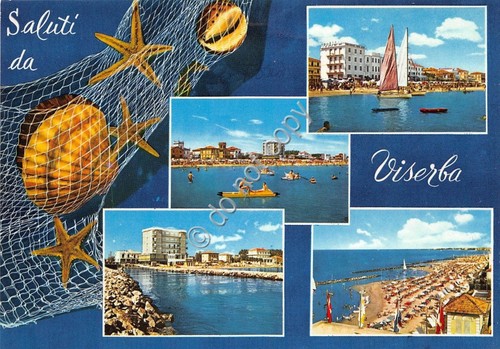 Cartolina Viserba Saluti da Vedutine (Altre tematiche)