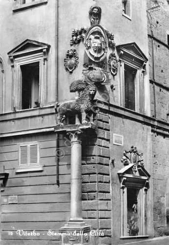 Cartolina Viterbo Stemma della città