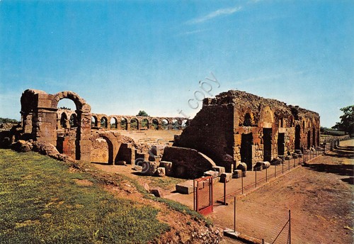 Cartolina Viterbo Teatro romano di Ferento