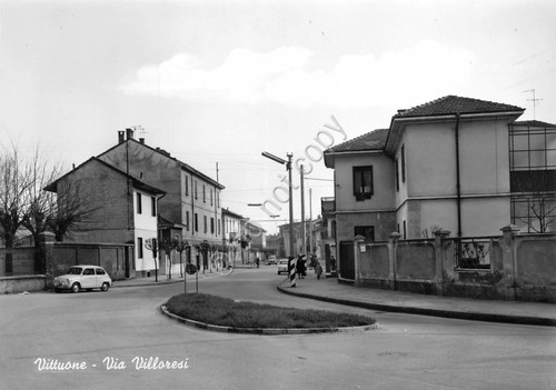 Cartolina Vittuone Via Villoresi